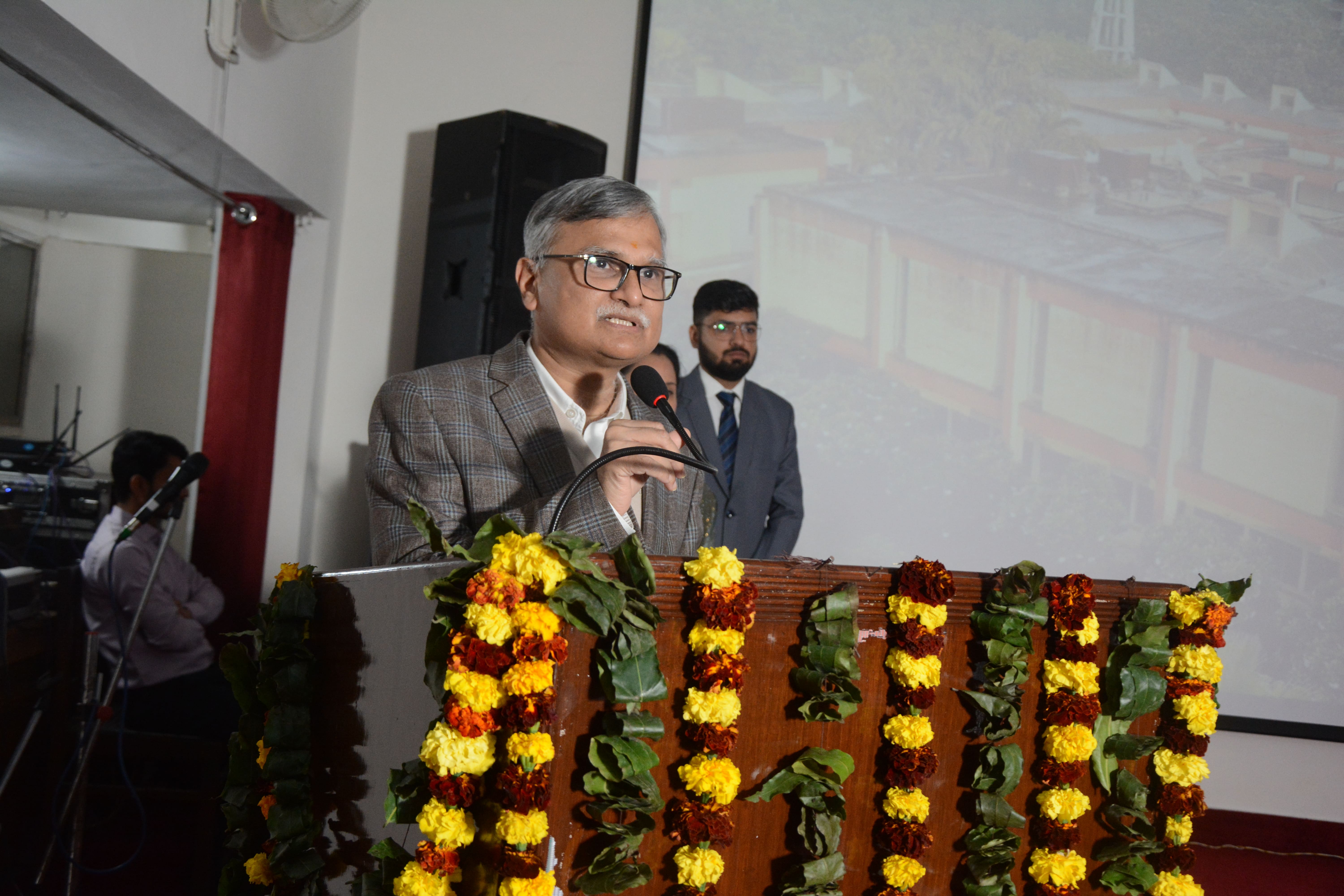 Director sir, addressing on bhavan day